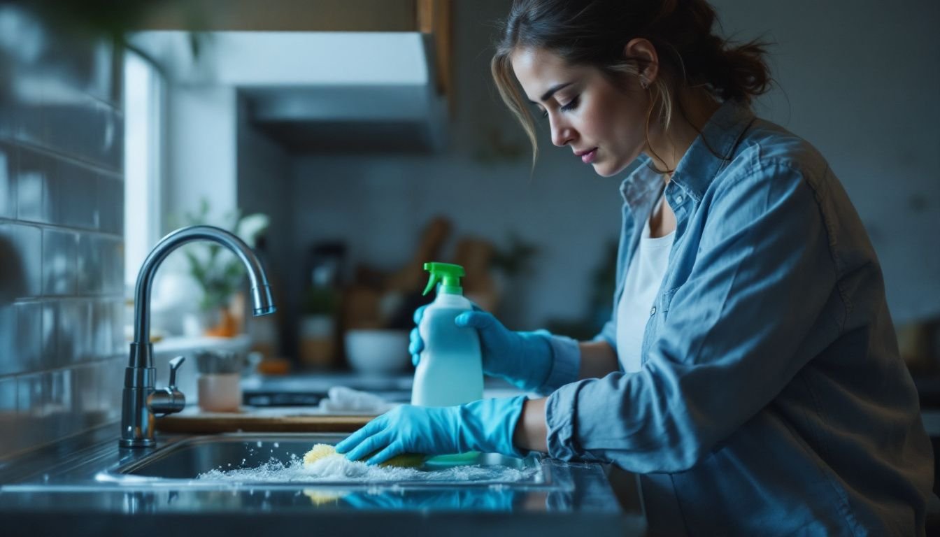 Deep Cleaning Your Kitchen Sink