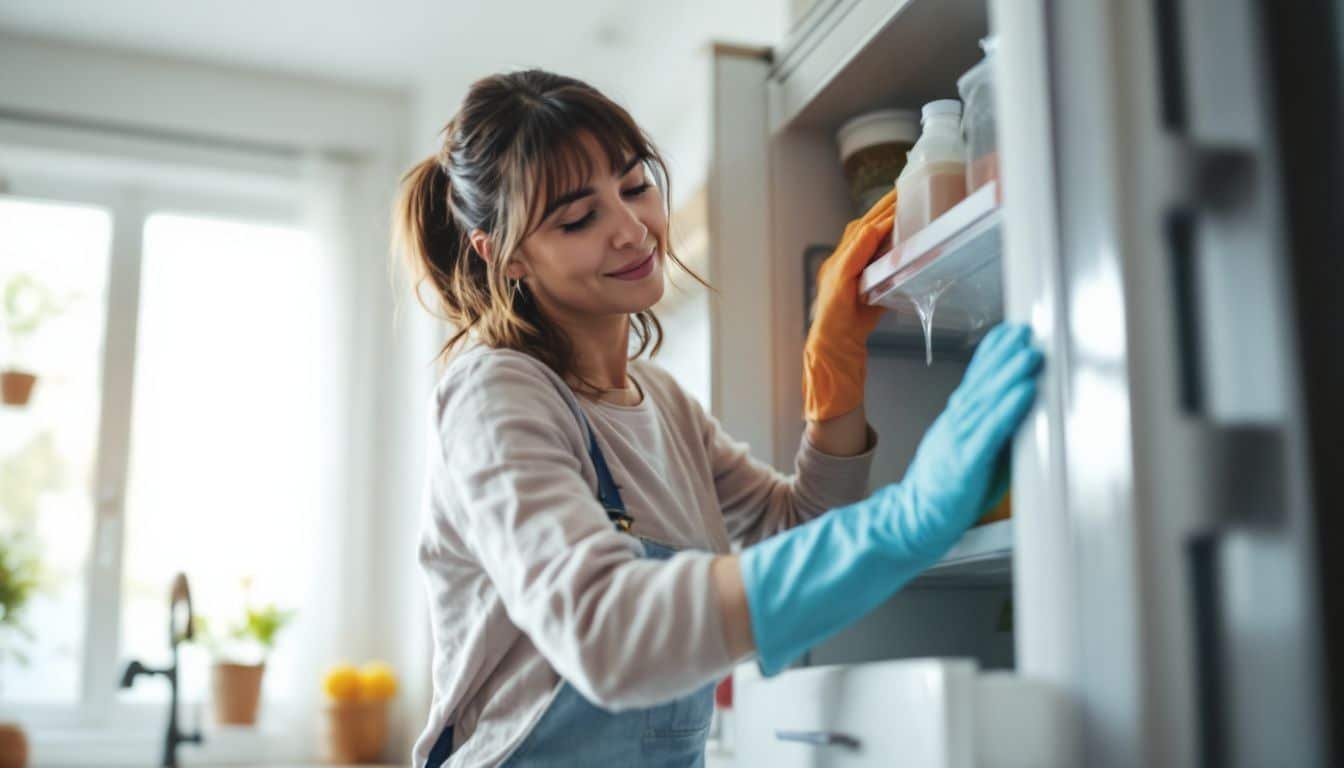 wash shelves and drawers with warm2C soapy water 358962227