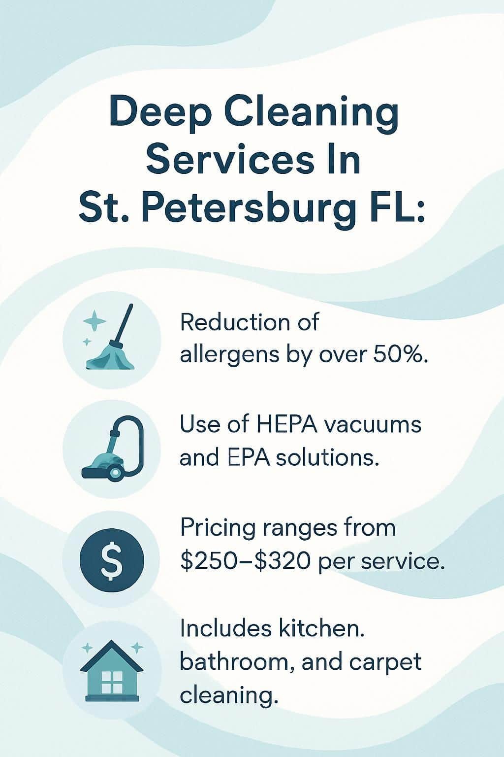 infographic deep cleaning services in st. petersburg fl 5020609