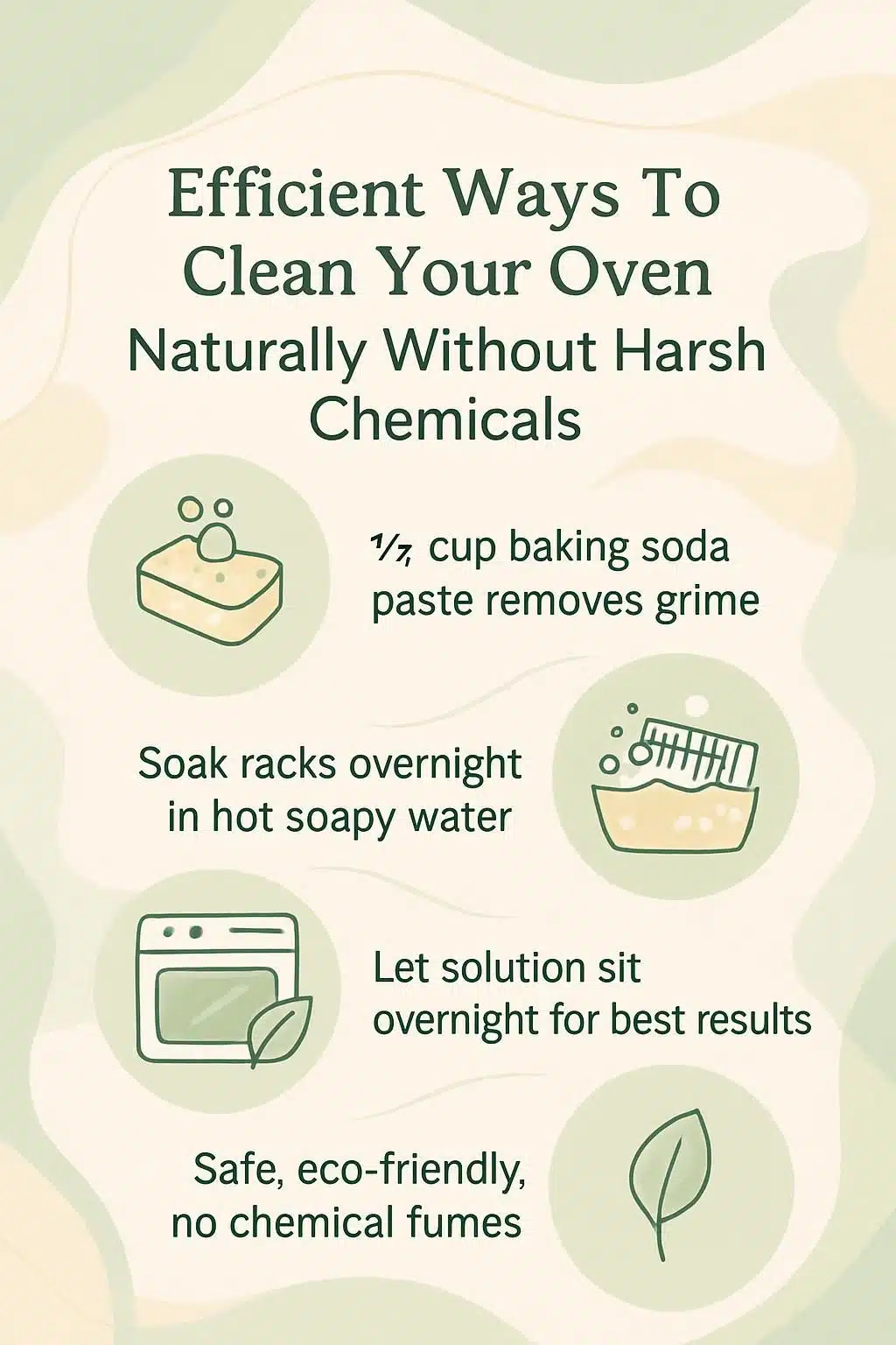 Efficient Ways To Clean Your Oven Naturally Without Harsh Chemicals 1 infographic efficient ways to clean your oven naturally without harsh chemicals 5020135