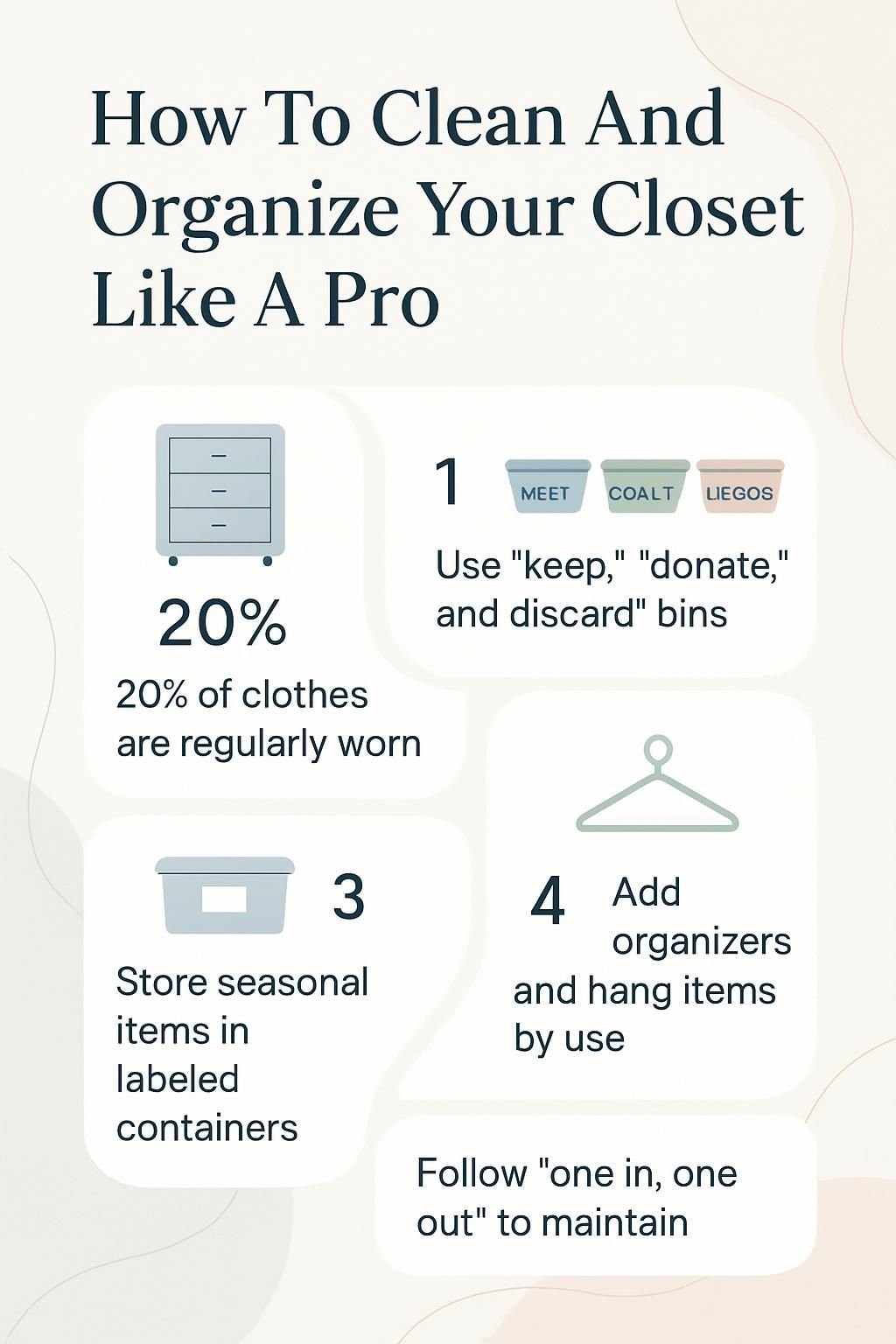 infographic how to clean and organize your closet like a pro 5020424