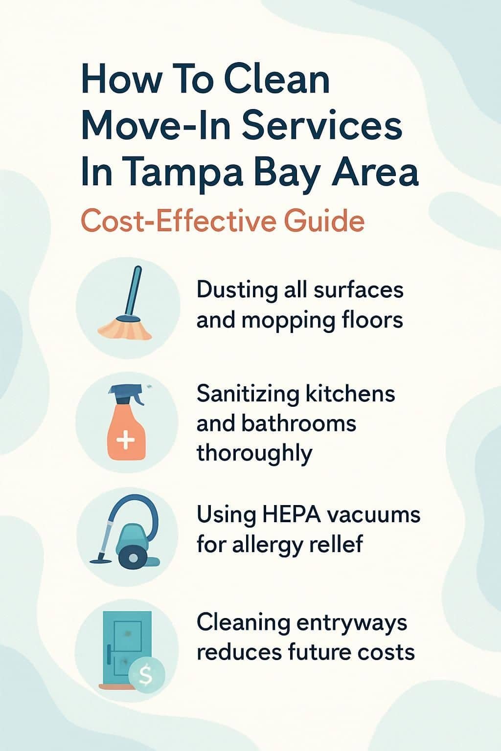 infographic how to clean move in services in tampa bay area cost effective guide 5020114