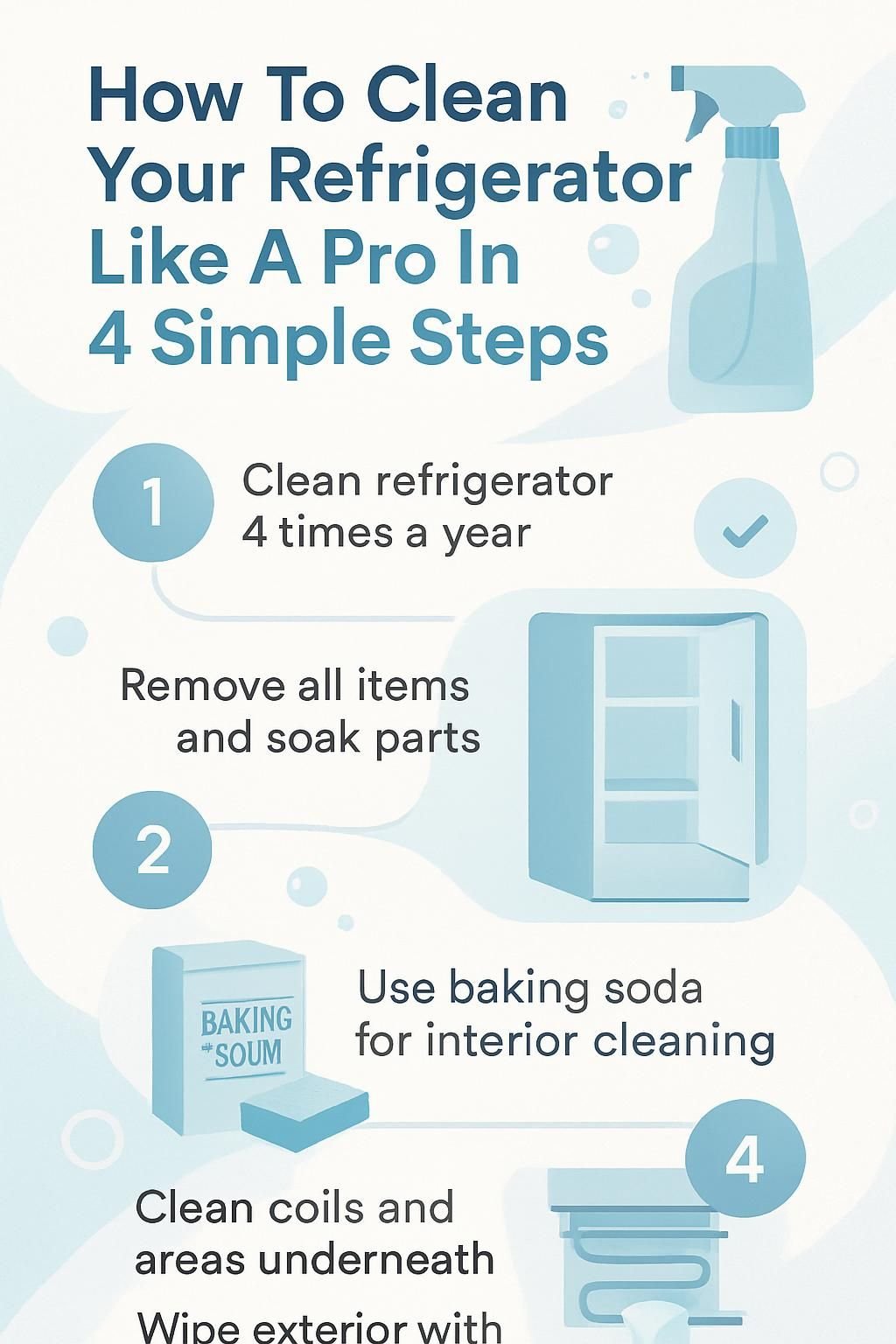 infographic how to clean your refrigeration like a pro in 4 simple steps 5020139