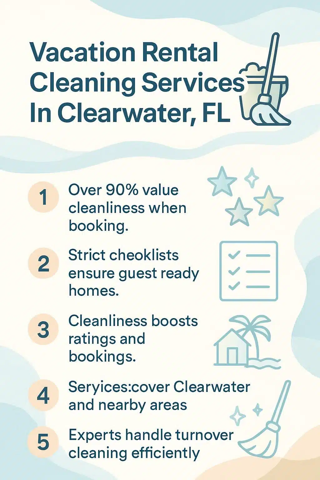 infographic vacation rental cleaning services in clearwater fl 5020374
