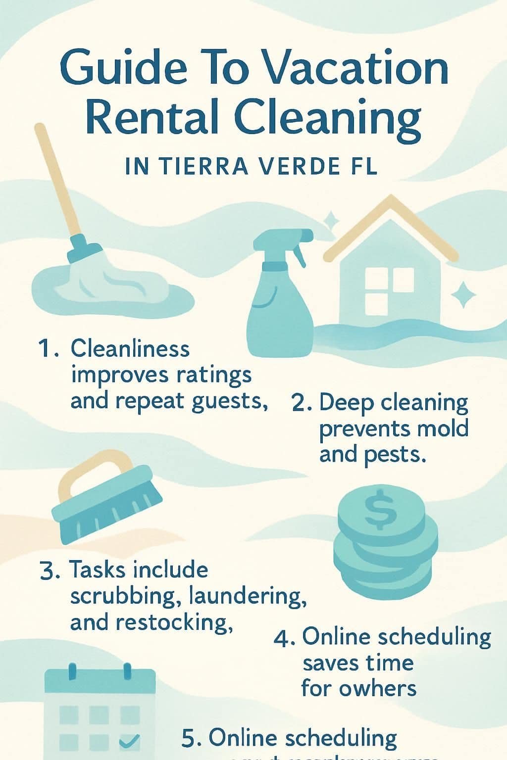 infographic guide to vacation rental cleaning in tierra verde fl 5020523