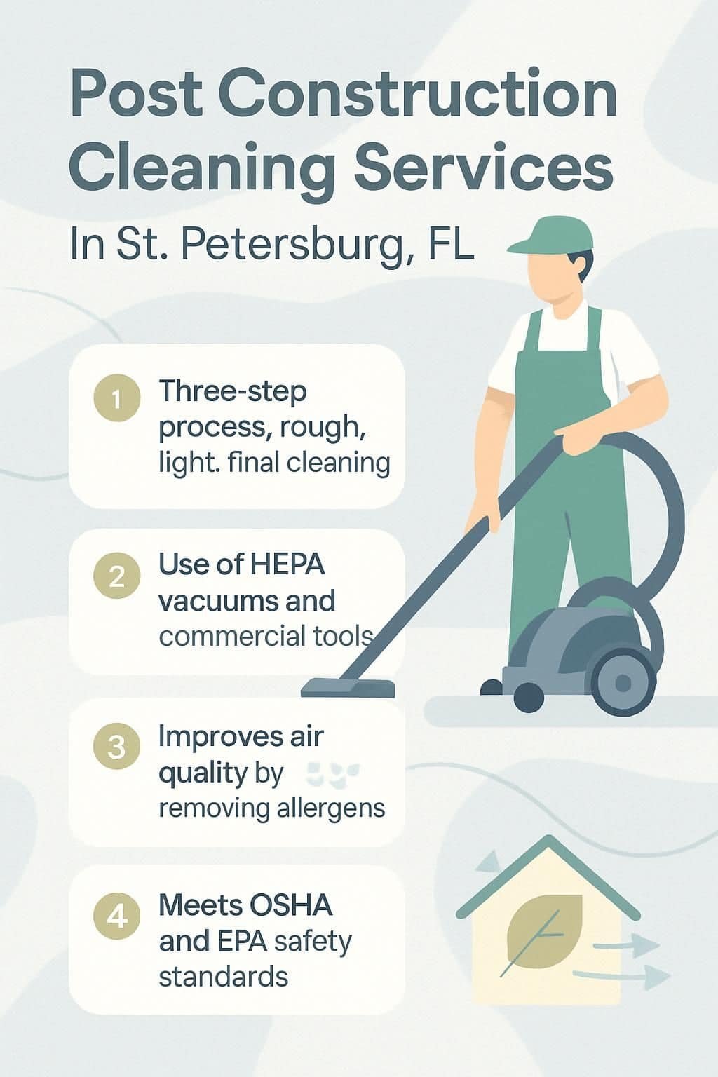 infographic post construction cleaning services in st. petersburg fl 5020328