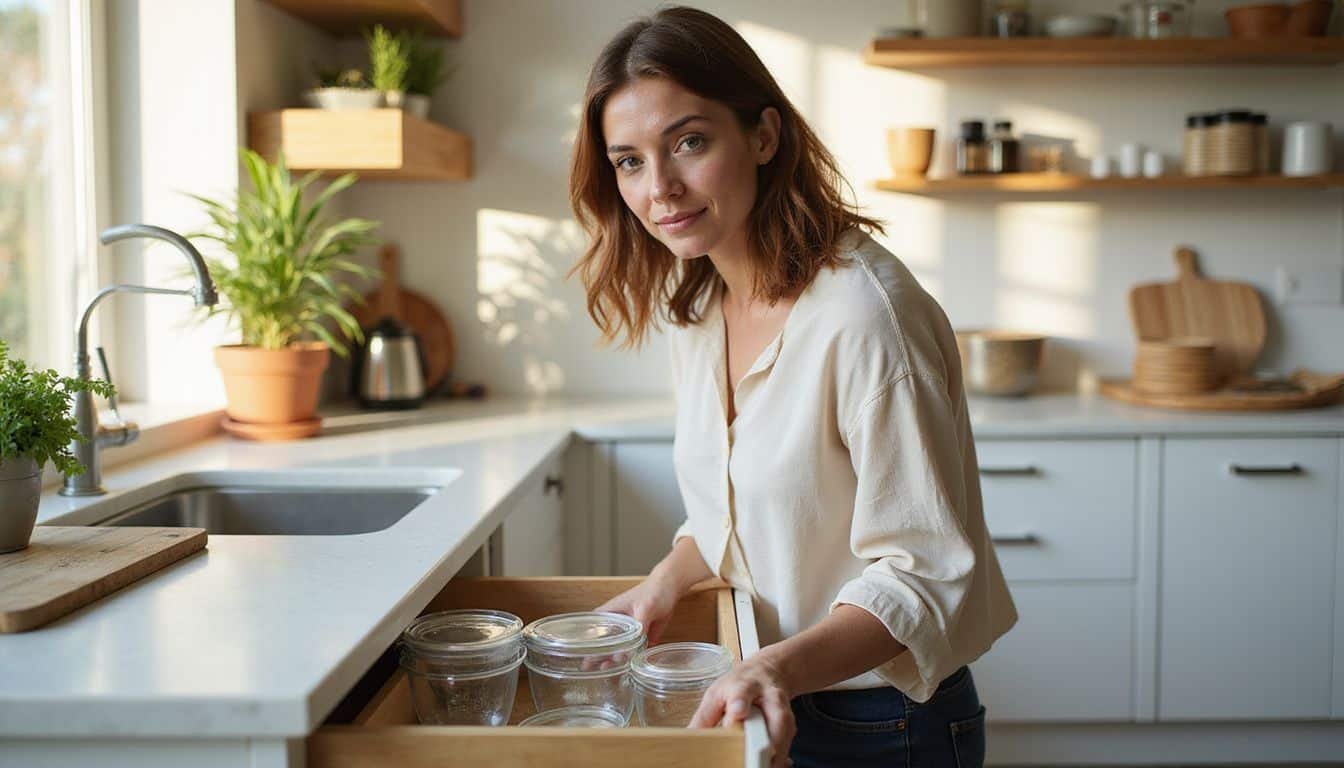 how to orginize kitchen cabinets 403318631