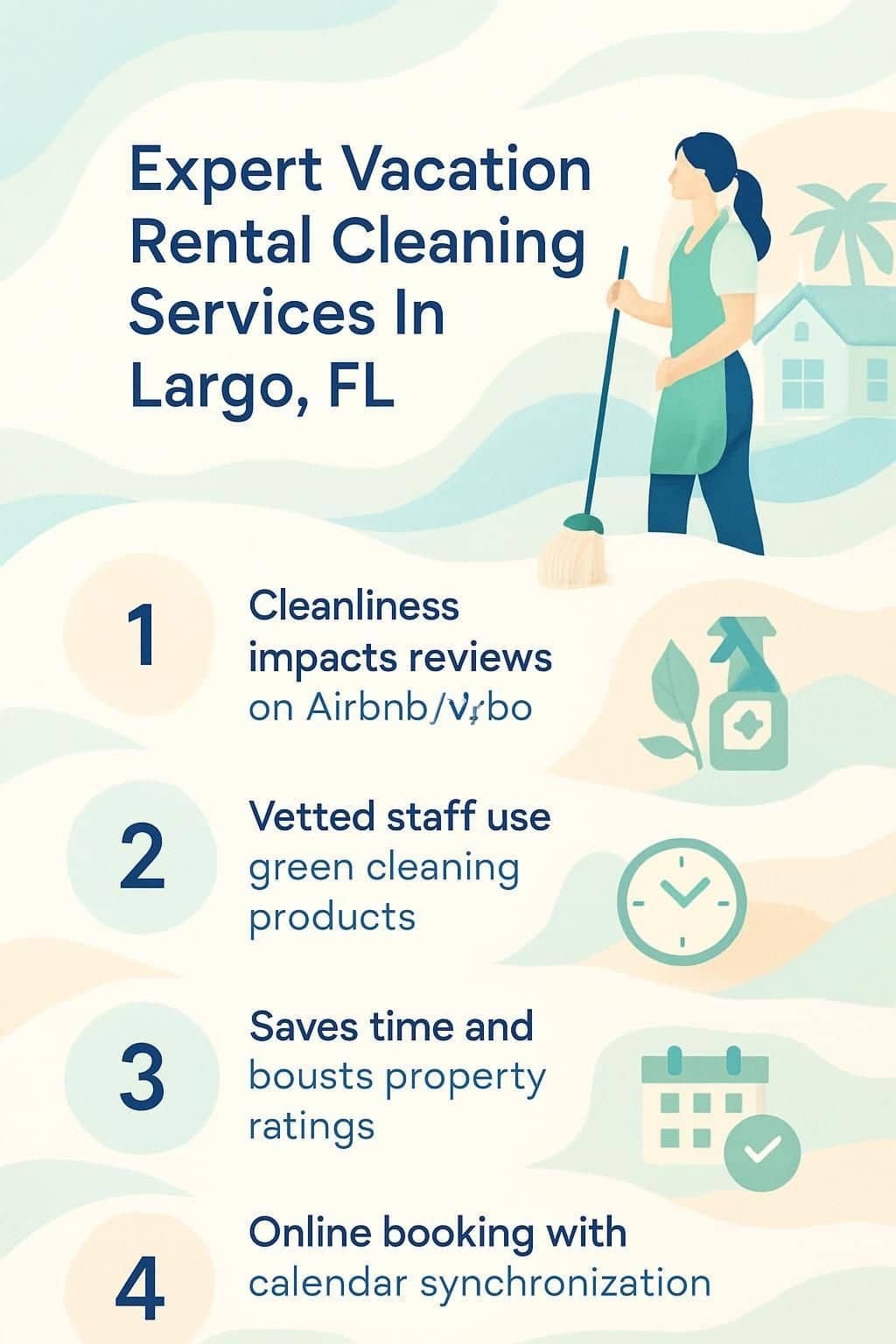 infographic expert vacation rental cleaning services in largo fl 5020806