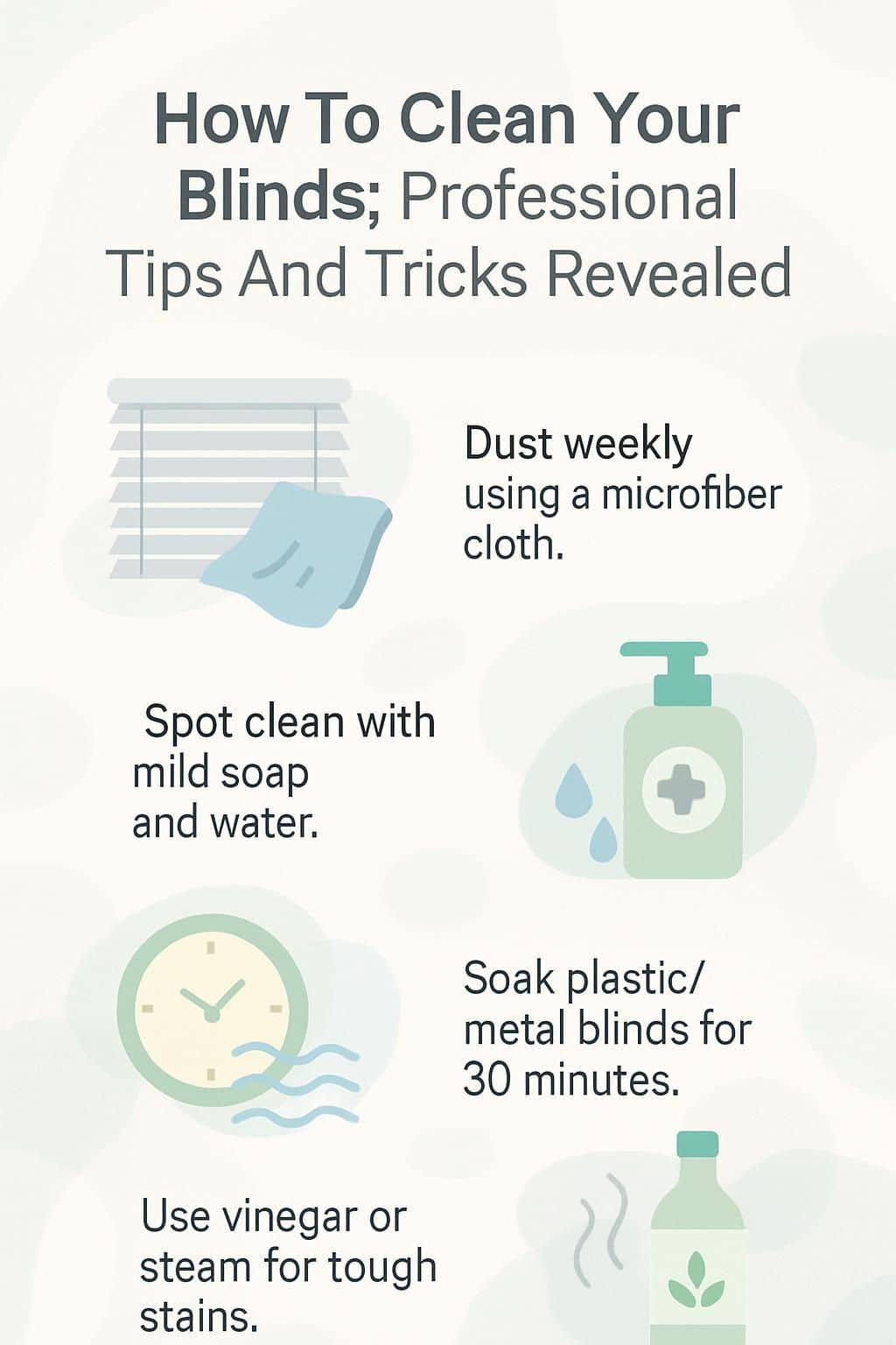 infographic how to clean your blinds professional tips and tricks revealed 5020866