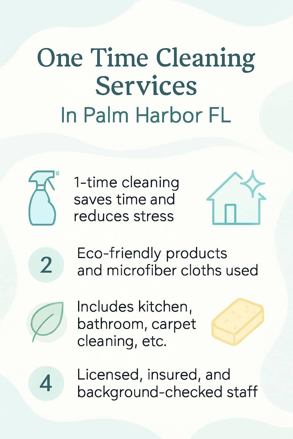 infographic one time cleaning services in palm harbor fl 5020571