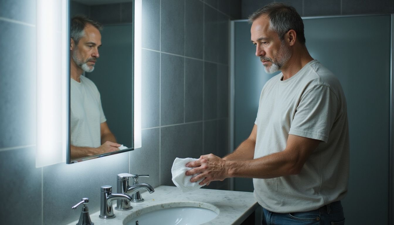 how to cleaning a mirror 406934142