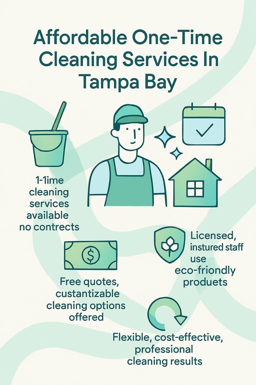 infographic affordable one time cleaning services in tampa bay 5020444