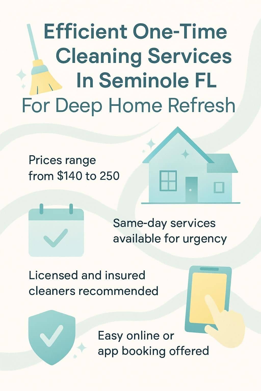 infographic efficient one time cleaning services in seminole fl for deep home refresh 5020285