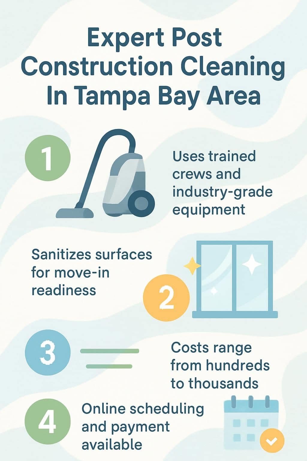 infographic expert post construction cleaning in tampa bay area 5020922