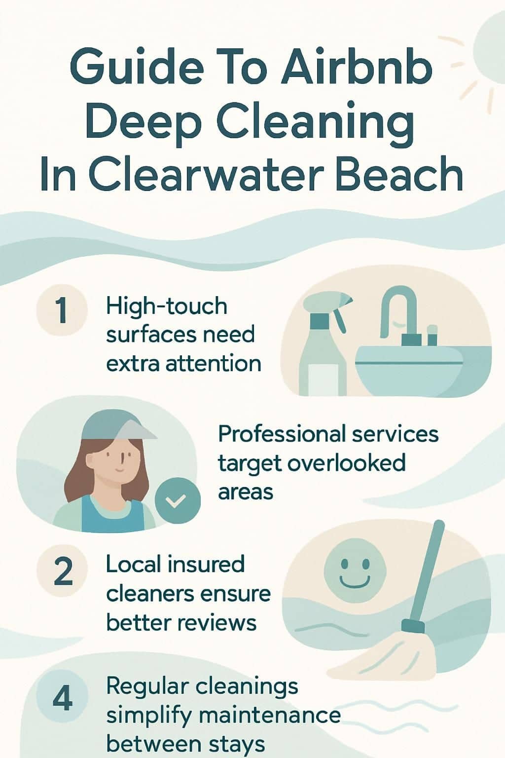 Guide To Airbnb Deep Cleaning In Clearwater Beach 1 infographic guide to airbnb deep cleaning in clearwater beach 5020993