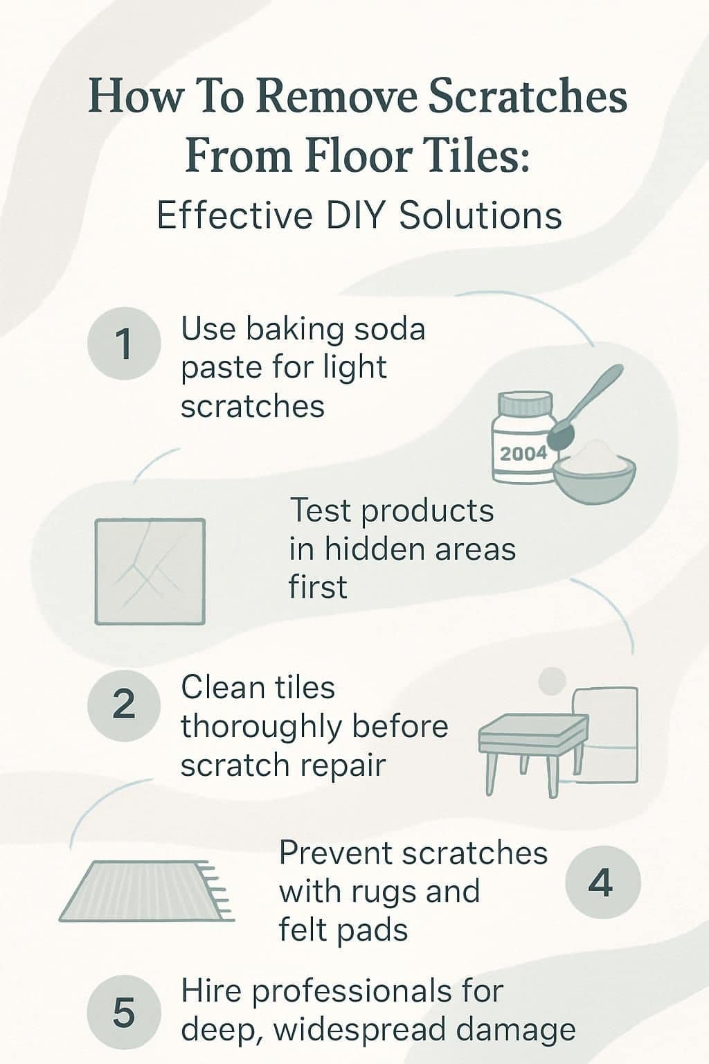infographic how to remove scratches from floor tiles effective diy solutions 5020238