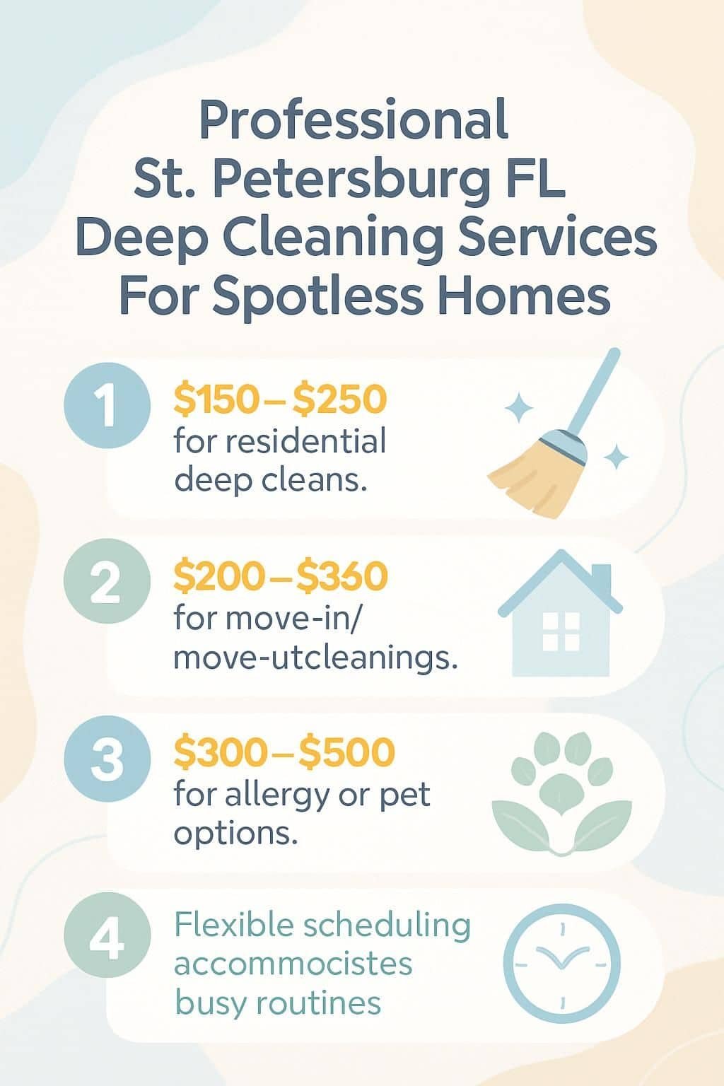 infographic professional st. petersburg fl deep cleaning services for spotless homes 5020886