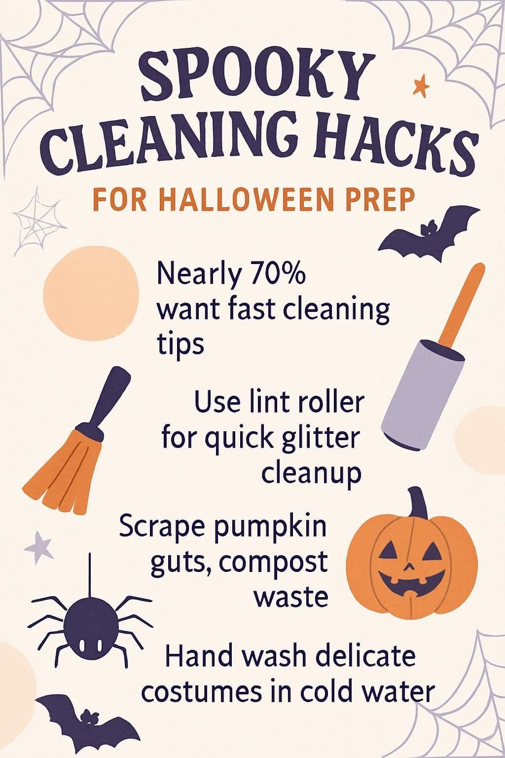 Spooky Cleaning Hacks For Halloween Prep 2 infographic spooky cleaning hacks for halloween prep 5020648