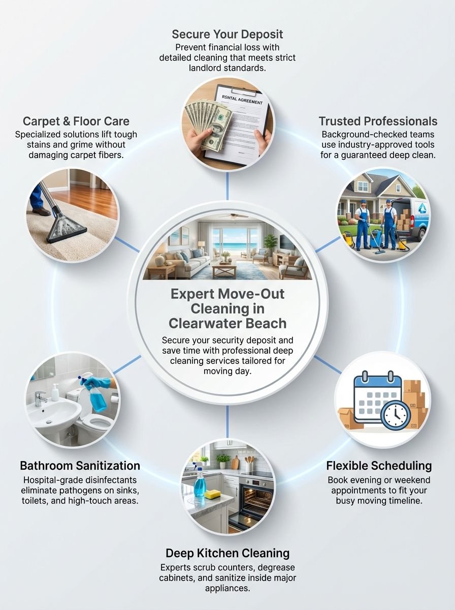 Professional Move Out Cleaning Services In Clearwater Beach, FL