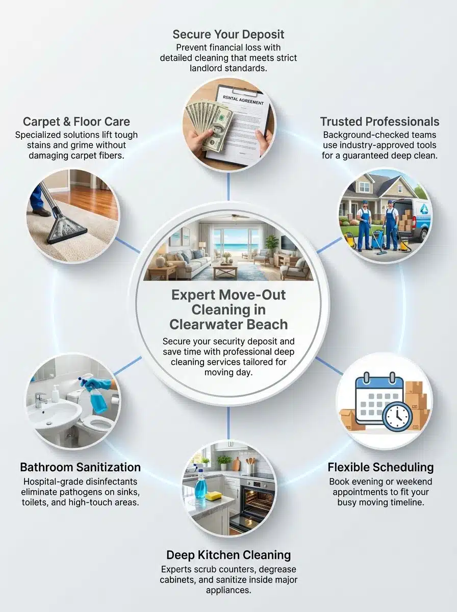 Professional Move Out Cleaning Services In Clearwater Beach, FL