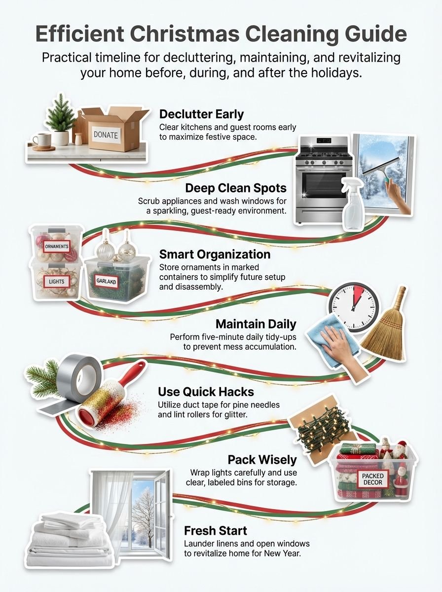 Efficient Christmas Cleaning Tips For A Sparkling Home Efficient Christmas Cleaning Tips For A Sparkling Home