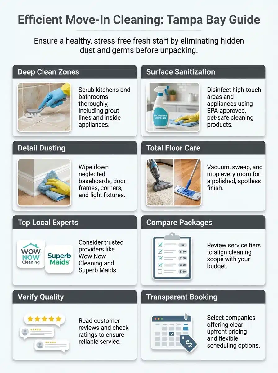 Efficient Move-In Cleaning Services In Tampa Bay Area