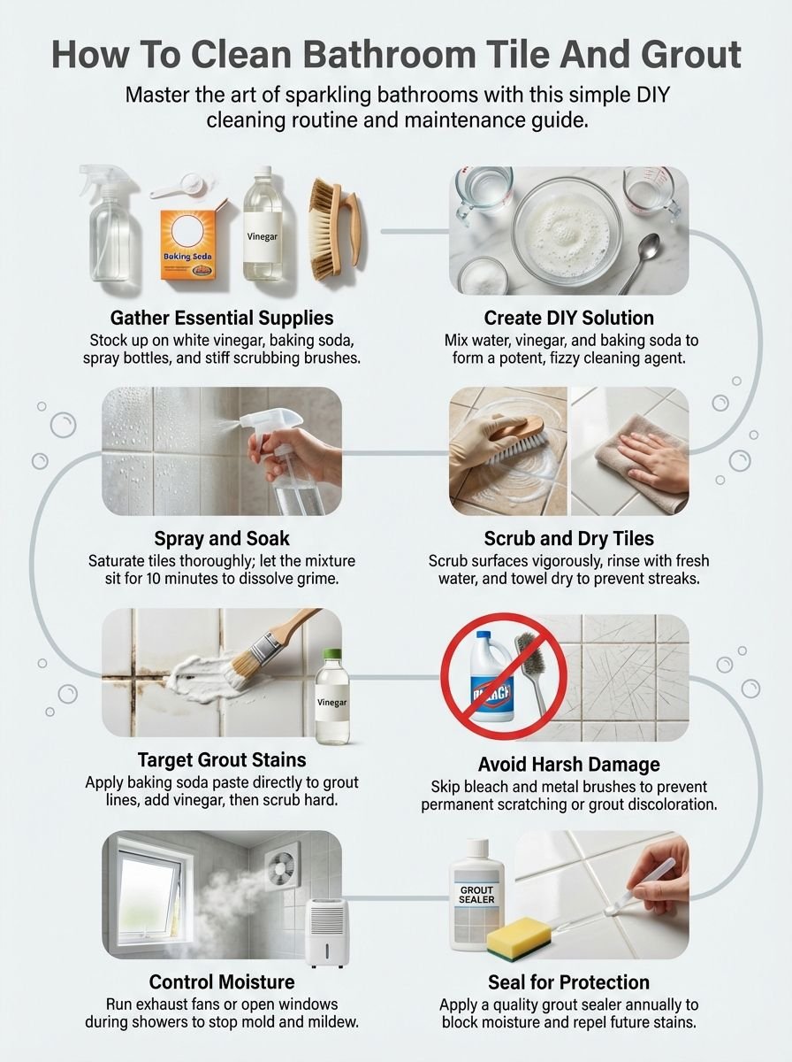 How To Clean Bathroom Tile And Grout Effectively