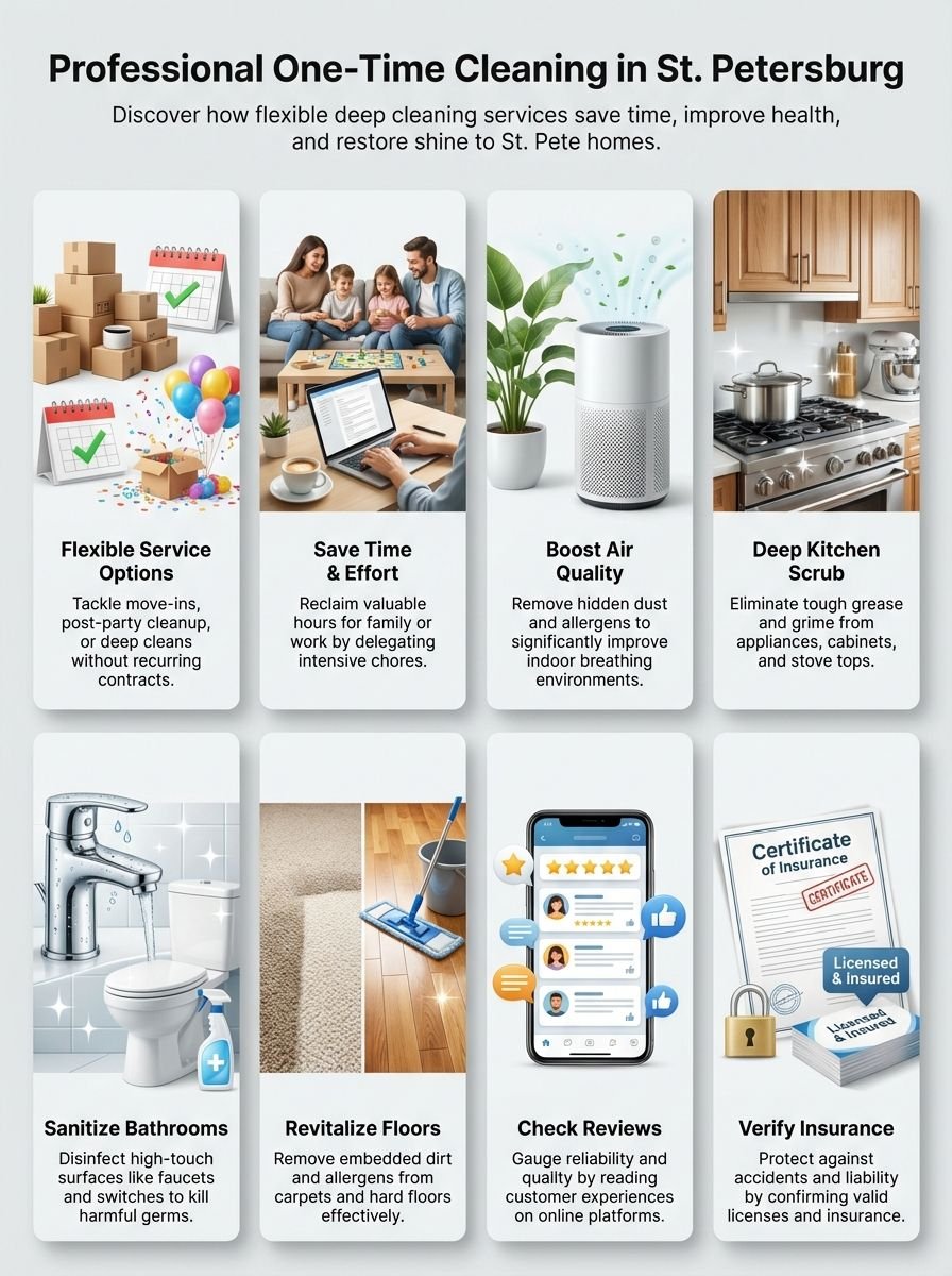 Professional One-Time Cleaning Services In St. Petersburg