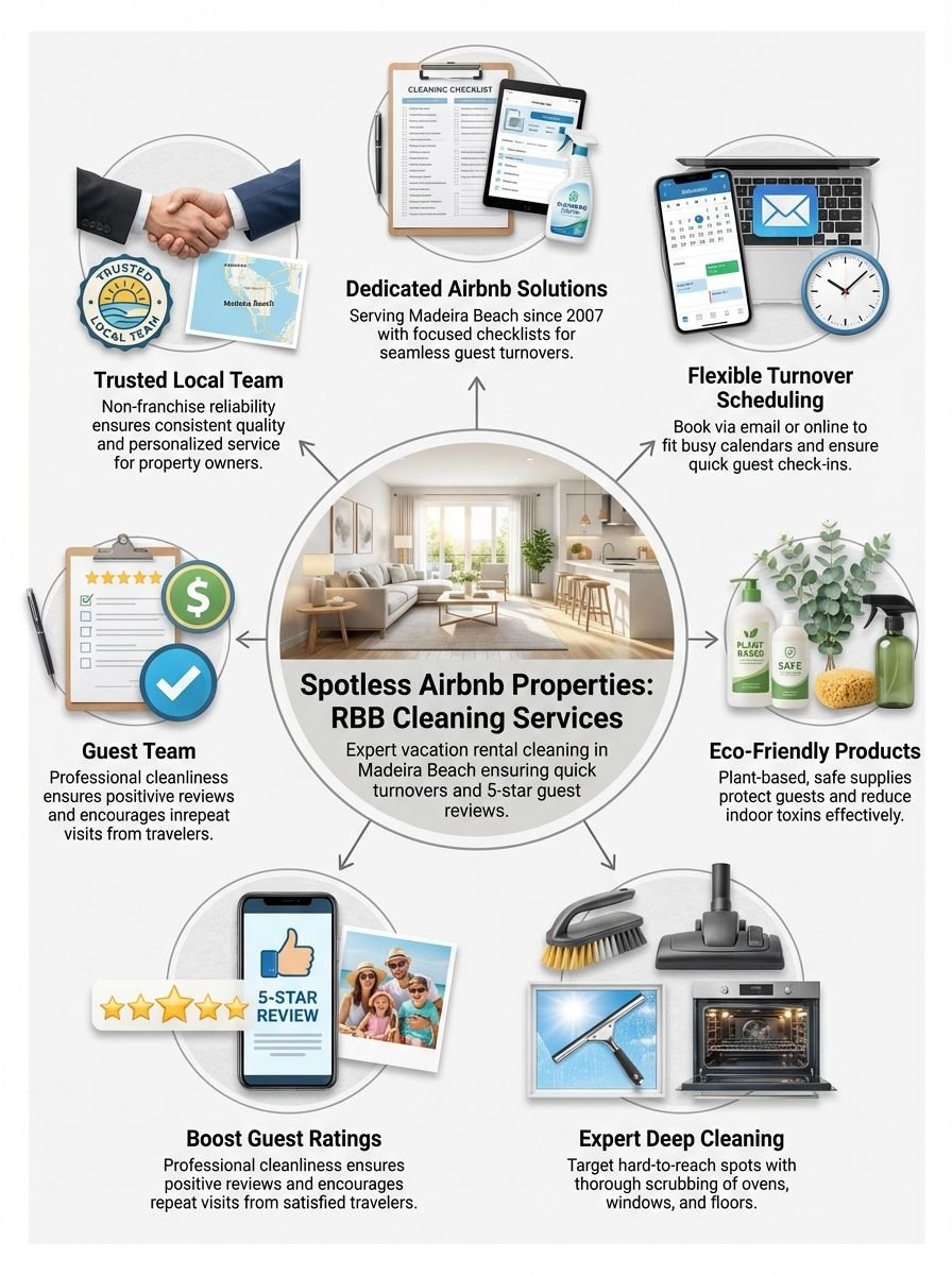 Spotless Airbnb Properties: RBB Cleaning Services In Madeira Beach