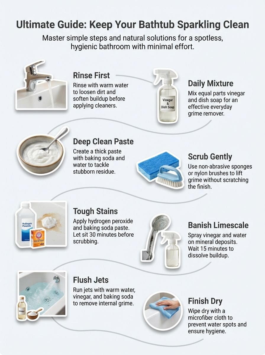 Ultimate Guide: Keeping Your Bathtub Sparkling Clean