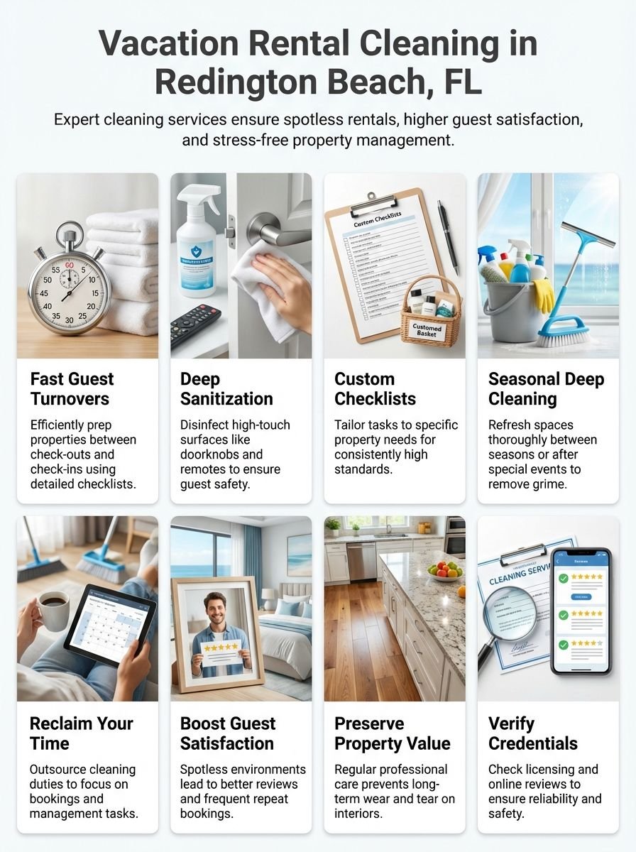 Vacation Rental Cleaning Services In Redington Beach, FL