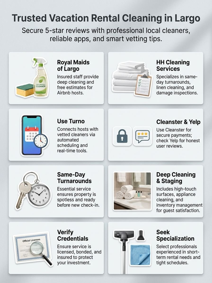 Find Trusted Vacation Rental Cleaning Largo Services For Spotless Stays