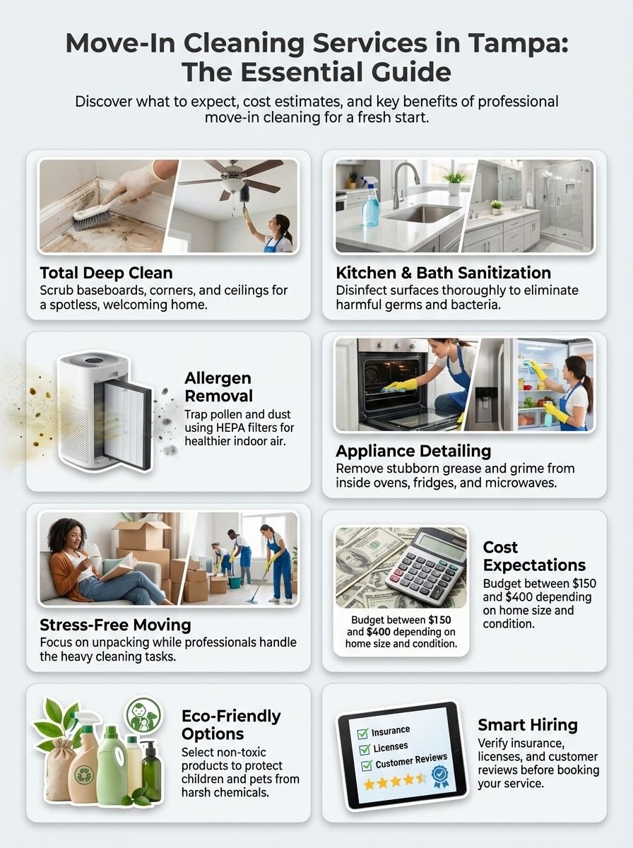 Move In Cleaning Services In Tampa Bay Area: What To Expect And Costs Move In Cleaning Services In Tampa Bay Area: What To Expect And Costs