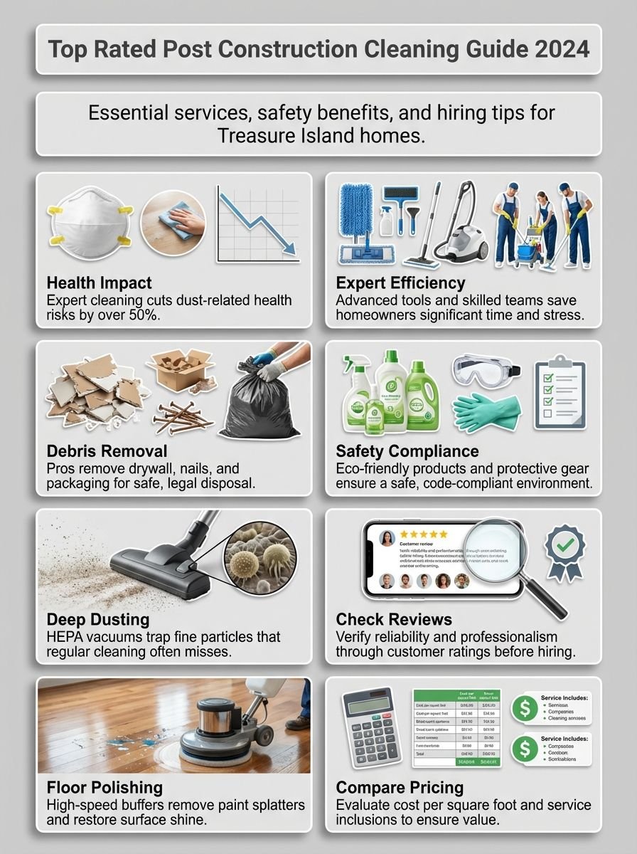 Top Rated Post Construction Cleaning In Treasure Island FL For 2024