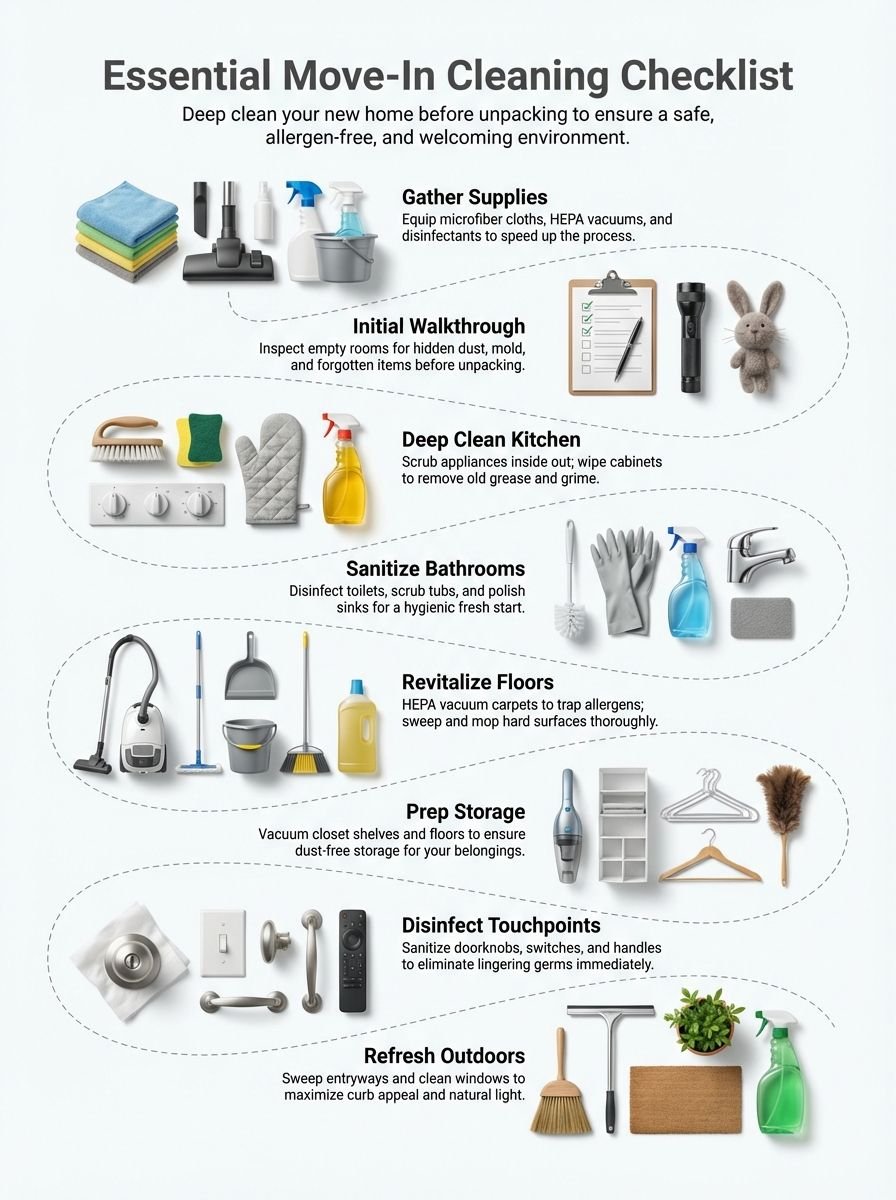 Essential Tips To Move In Cleaning For A Fresh Start