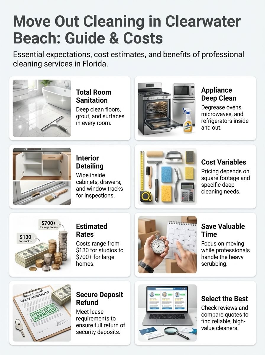 Move Out Cleaning In Clearwater Bch Fl: What To Expect And Cost Guide