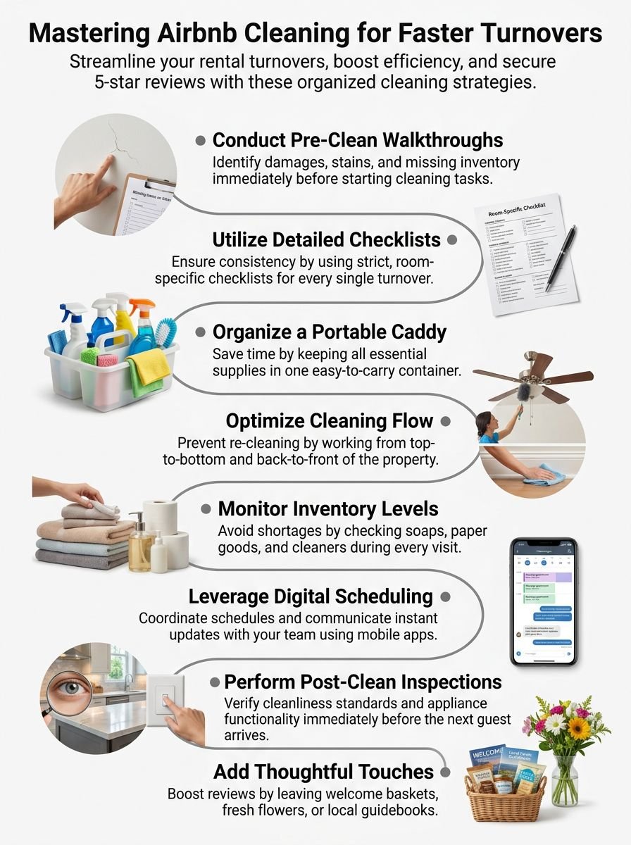 How To Organize RBB Cleaning For Faster Turnovers And Happy Guests