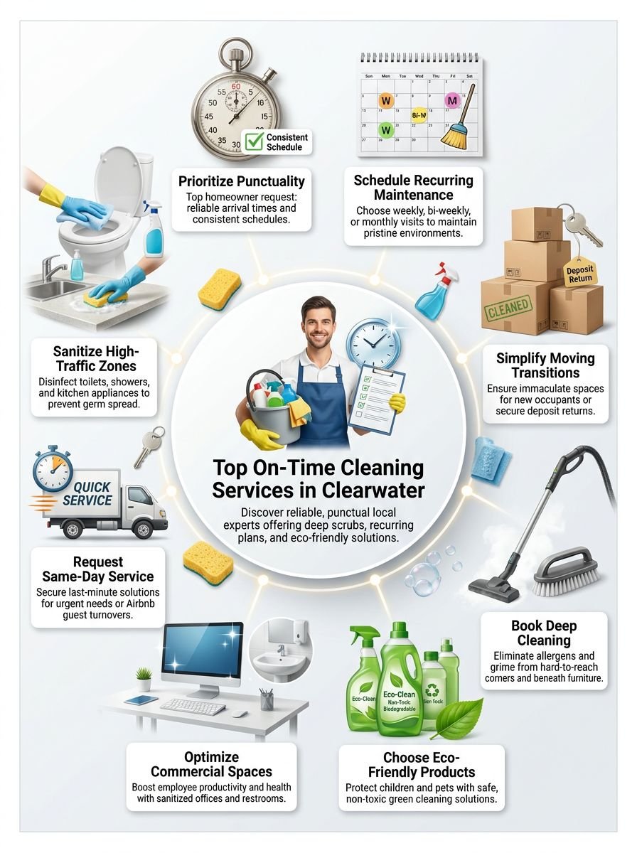 Top 10 On Time Cleaning Services In Clearwater Beach FL Top 10 On Time Cleaning Services In Clearwater Beach FL
