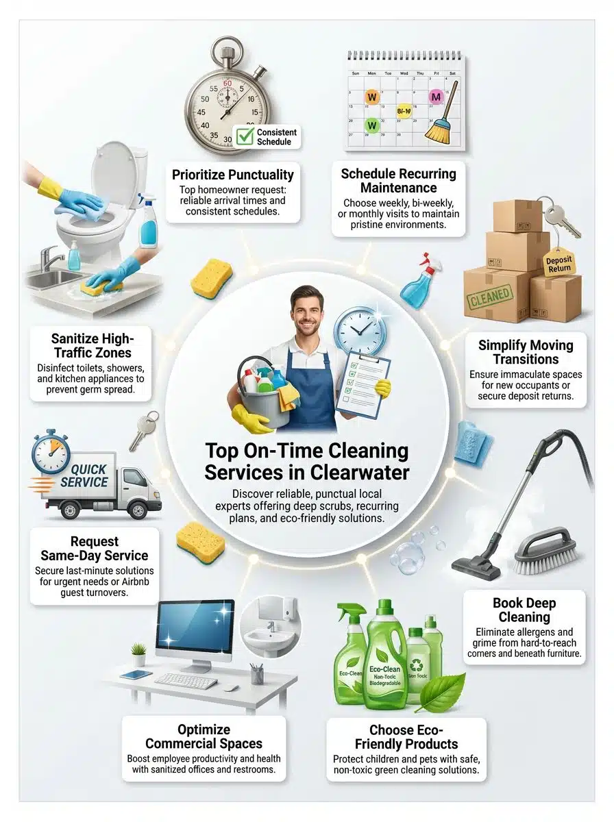 Top 10 On Time Cleaning Services In Clearwater Beach FL Top 10 On Time Cleaning Services In Clearwater Beach FL