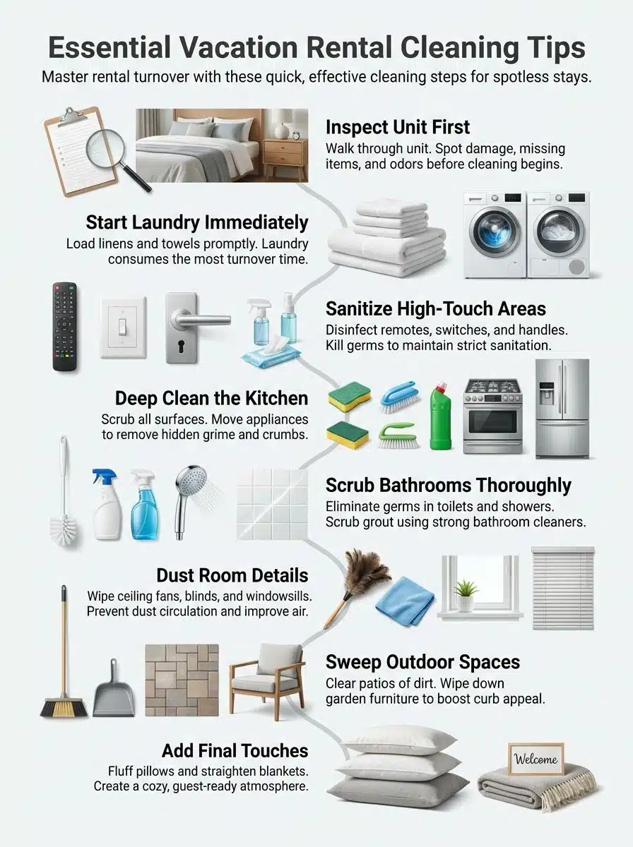 Essential Tips To Vacation Rental Cleaning For Spotless Stays Essential Tips To Vacation Rental Cleaning For Spotless Stays