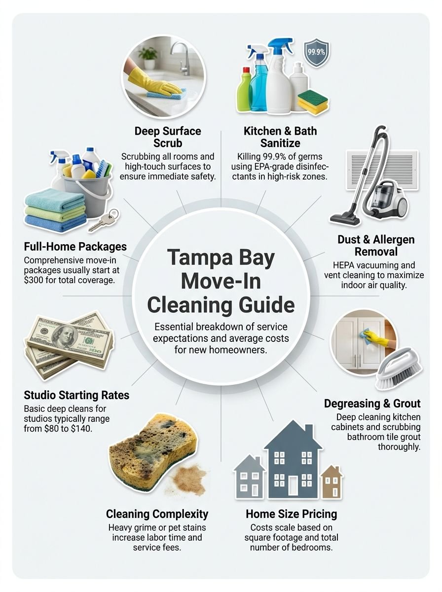 Move In Cleaning Services In Tampa Bay Area: What To Expect And Cost