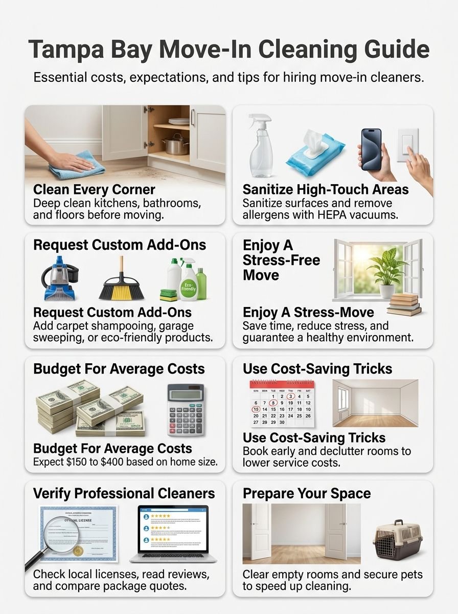 Move In Cleaning Services In Tampa Bay Area: What To Expect And Costs Move In Cleaning Services In Tampa Bay Area: What To Expect And Costs