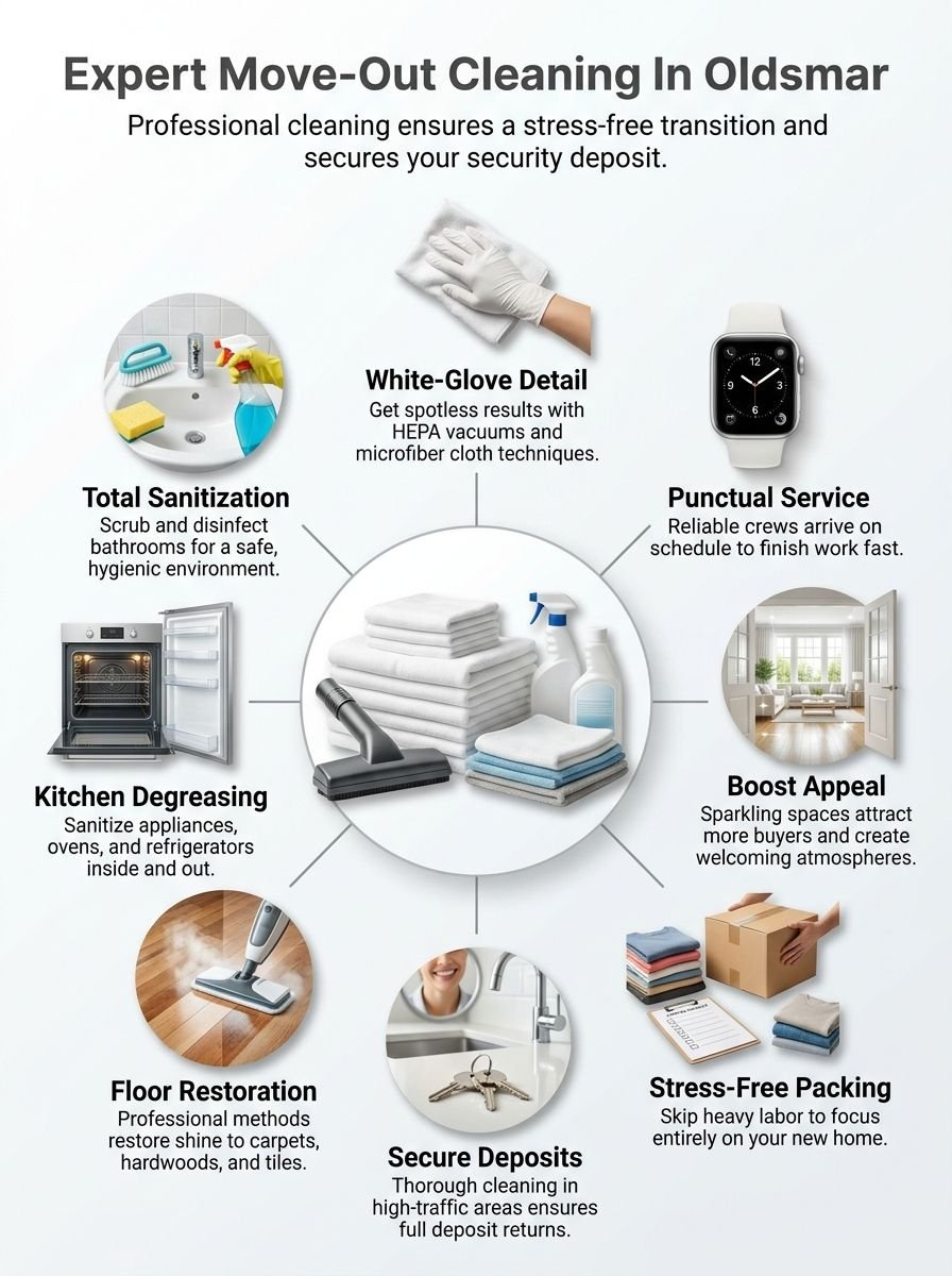 Move Out Cleanings In Oldsmar: Top Services For A Fresh Start