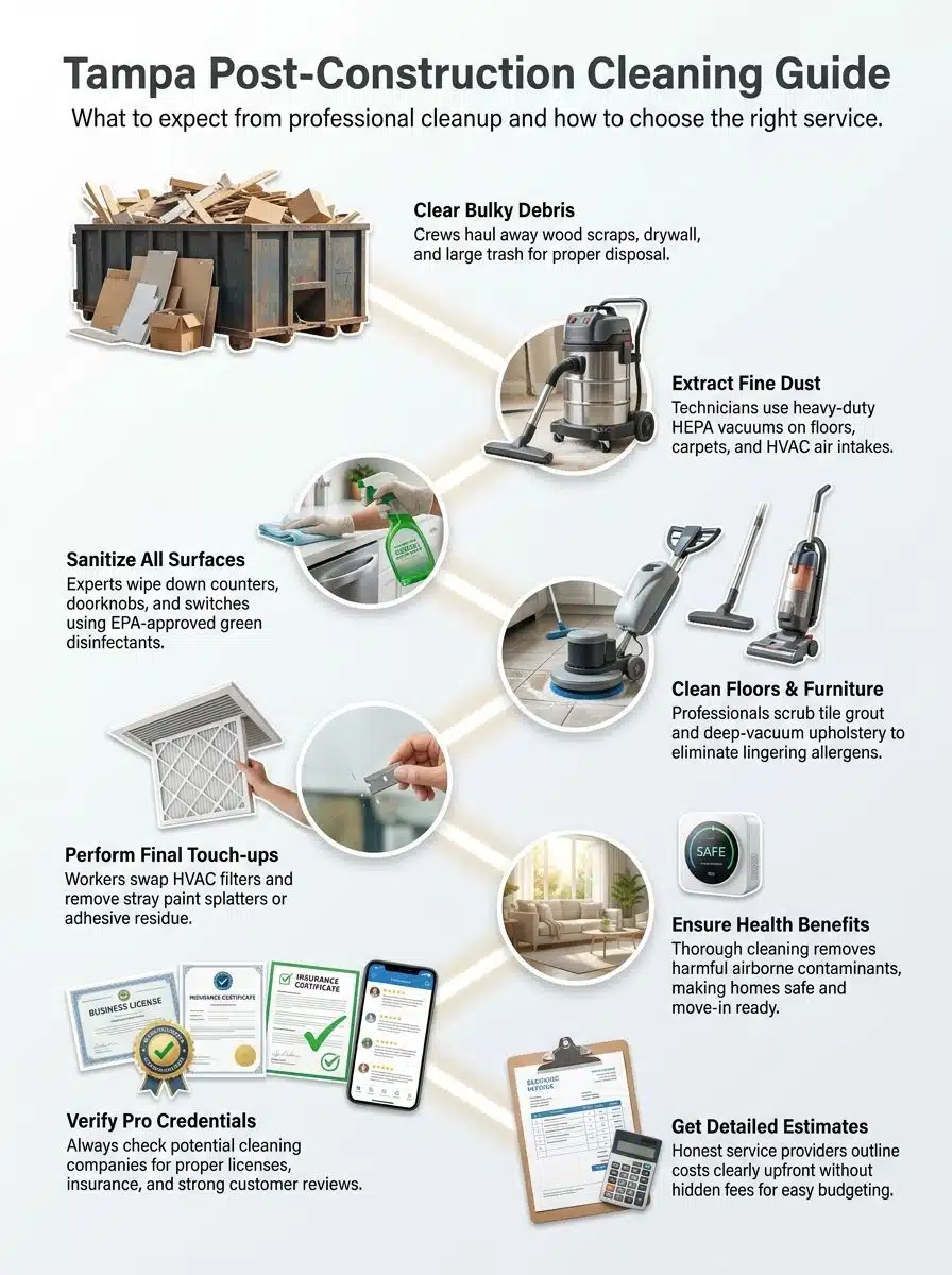 Post Construction Cleaning In Tampa: What To Expect And How It Works Post Construction Cleaning In Tampa: What To Expect And How It Works