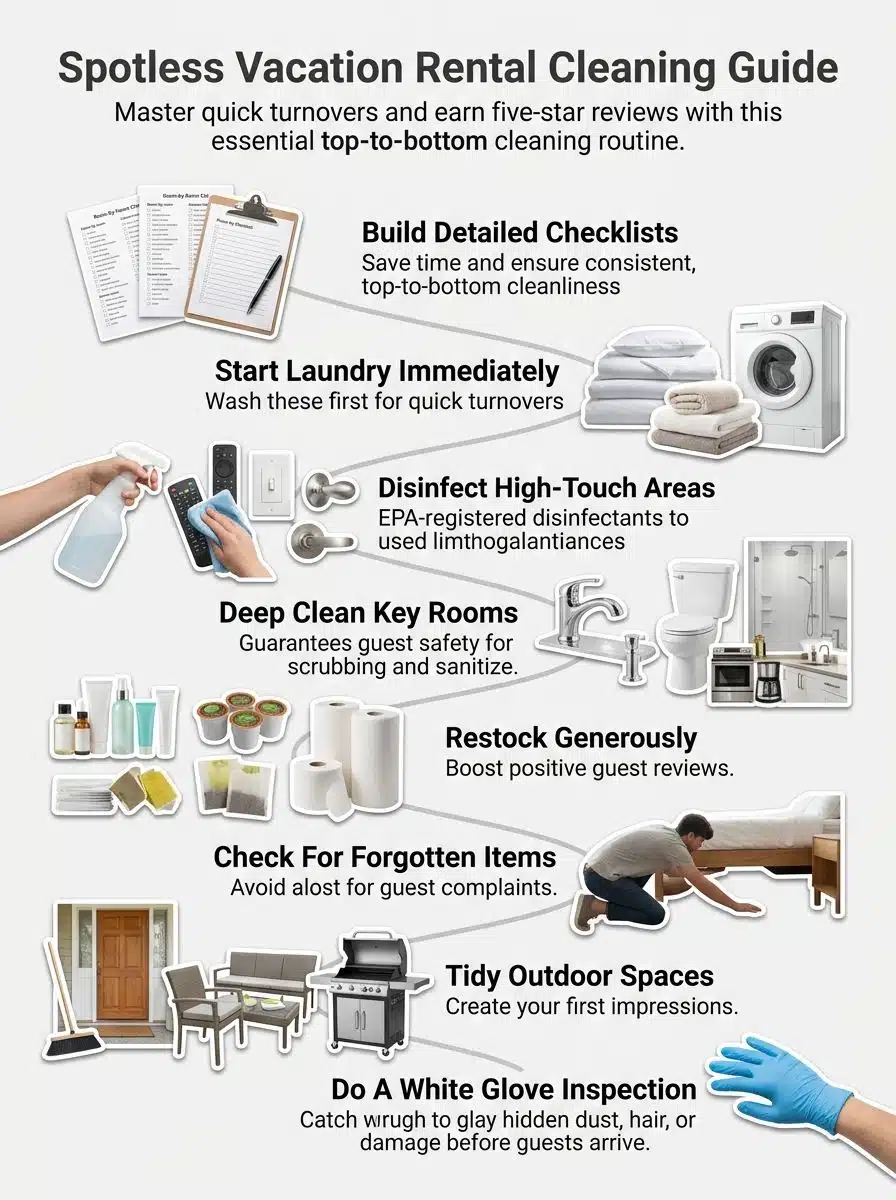 Top Tips To Vacation Rental Cleaning For A Spotless Stay Top Tips To Vacation Rental Cleaning For A Spotless Stay