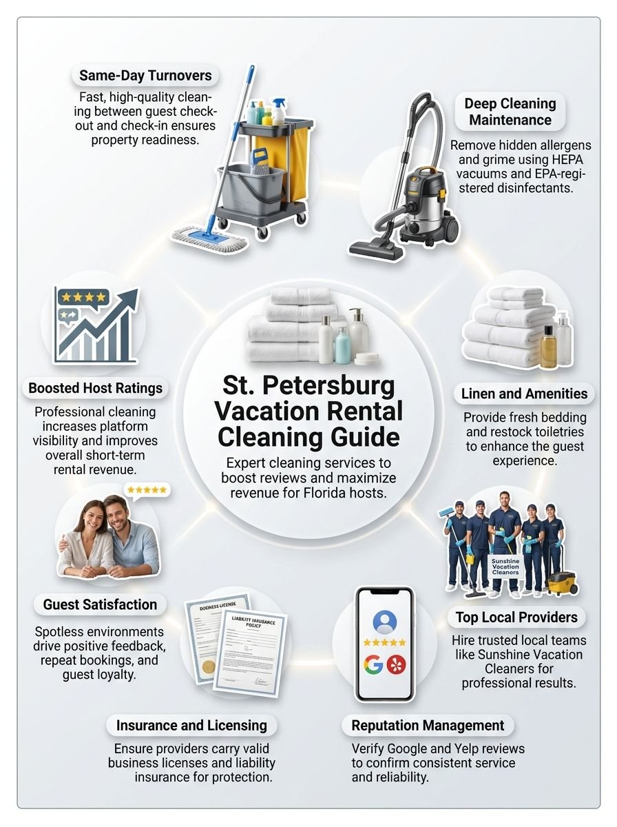 Vacation Rental Cleaning In St Petersburg: Trusted Local Services For Hosts