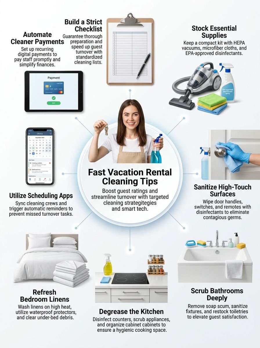 Vacation Rental Cleaning Tips To Impress Every Guest And Streamline Turnover