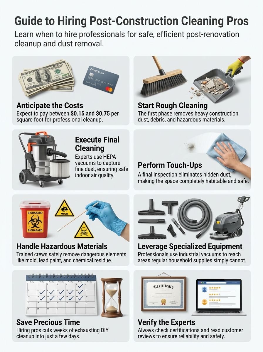 When To Hire Pros For Post Construction Cleaning