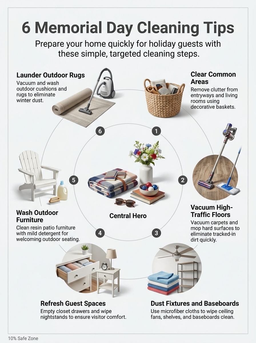 6 Essential Tips To Cleaning For Memorial Day Weekend 6 Essential Tips To Cleaning For Memorial Day Weekend