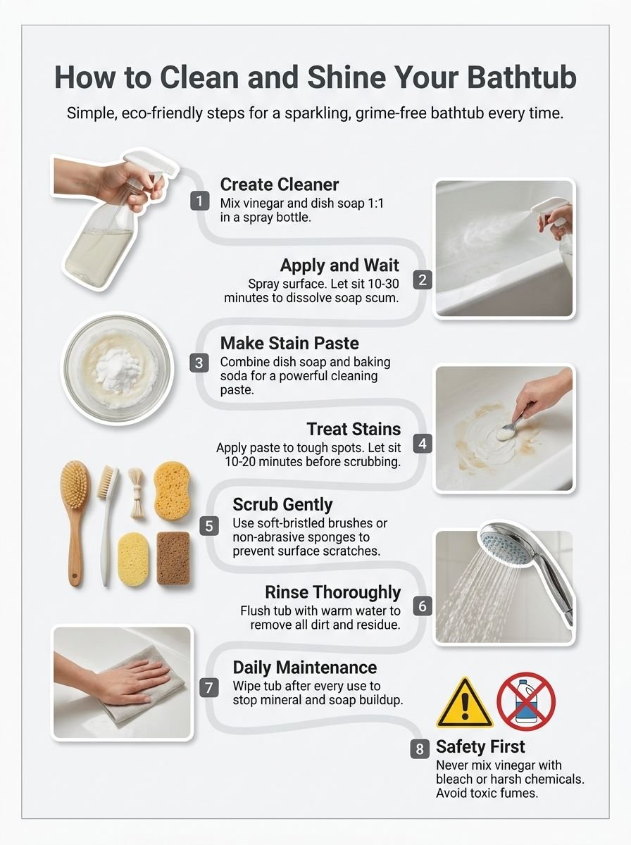 How To Clean Your Bathtub And Keep It Sparkling Every Time